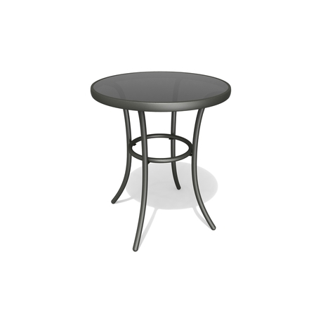 LIVING ACCENTS LUNA GLSS BISTRO TBL 24"" 705.0470.000